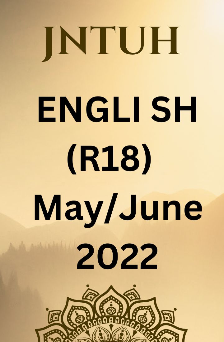 ENGLISH (R18) May/June - 2019